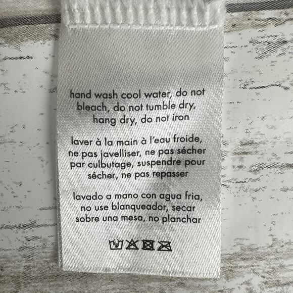 Revolve WeWoreWhat One Piece Swimsuit Size Small Blue Star Tie Front Strapless - Picture 10 of 14